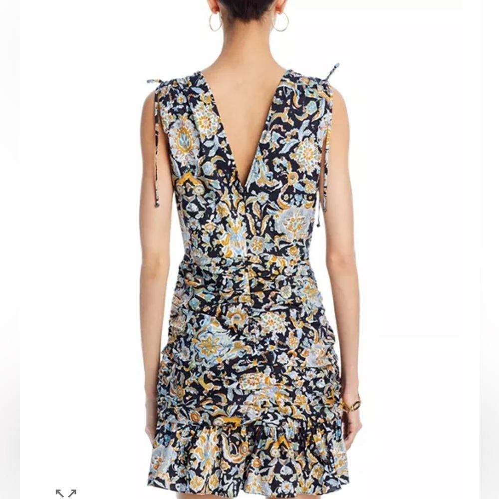 Veronica Beard Jackson Ruched Mini Dress - Picture 4 of 7